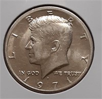 KENNEDY HALF DOLLAR-1971-D