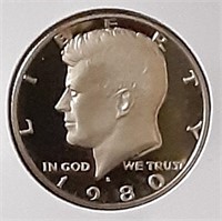 PROOF KENNEDY HALF DOLLAR-1980-S