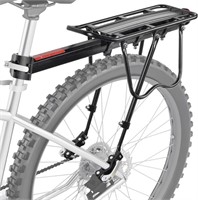 Alloy Rear Bike Rack, Fits 24-29 Wheels