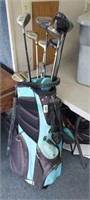 GOLF CLUB BAG FULL OF CLUBS