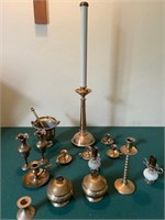 Collection of Ecclesiastical Brass Items