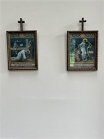 Set of Stations of the Cross (22 cm W x 36 cm H)