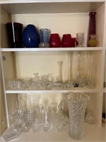 Collection of Clear and Coloured Glass