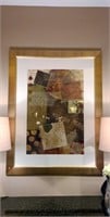 Mixed Media Artwork. Matted and Framed