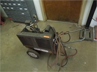 Air compressor with hose