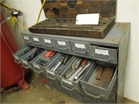 18 drawer organizer with misc. tool (see descrip.)