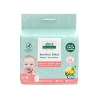 Aleva Naturals Bamboo Baby Wipes, Sensitive, 864