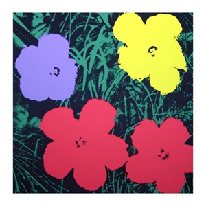Andy Warhol "Flowers 11.73" Silk Screen Print from