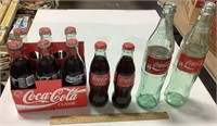 Coca-cola 8oz. w/ 2 empty 500ml bottles