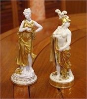 Two Capodimonte porcelain figures