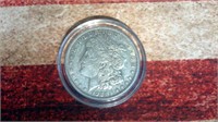 1921 S Morgan Silver Dollar in Case