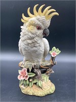 11” Ceramic Cockatoo Figure