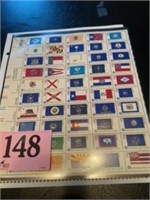 MINT SHEET STATE FLAG STAMPS