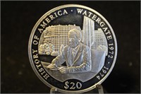 2003 Liberia $20 Silver Coin