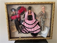 (3) Framed Barbies - Incredbile Collector's Piece