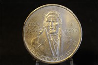 1977 Mexico 100 Pesos Silver Coin