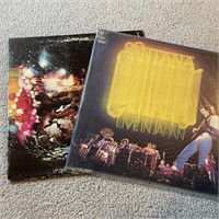 2 Vintage Vinyl Records Santana Live in Japan +