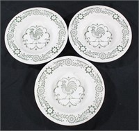 Rooster China Ashtrays