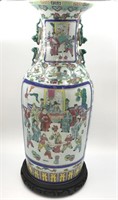 CHINESE VASE 24’’ TALL PLUS STAND