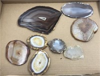 SELECTION OF GEODE/AGATE SLICES