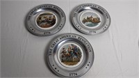 1776 BICENTENIAL AMERICAN REVOLUTION PEWTER AND CE