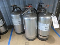 (5) Rechargeable Commercial Fire Extinguishers
