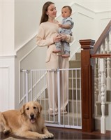 E8506  Ophanie Baby Safety Gate 30 Tall White