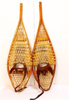 Pair of vintage snow shoes