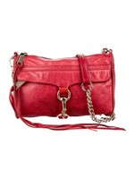 Rebecca Minkoff Red Leather Zip Crossbody Bag