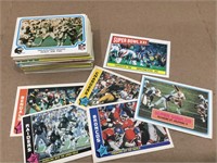 72 Vintage Mixed Football Trading Cards