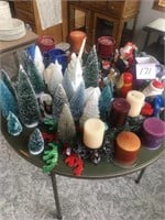 Lot of miscellaneous Christmas and candles