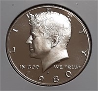 PROOF KENNEDY HALF DOLLAR-1980-S