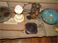 Contents of Hearth Left of Fire Box