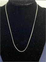Sterling silver chain necklace