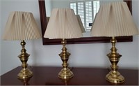 819 - TRIO OF TABLE LAMPS