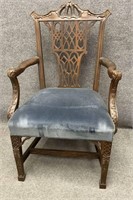 Chinese Chippendale Arm Chair