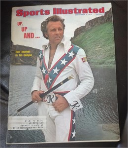 Sports Ill 1974 EVEL KNIEVEL Snake River Jump ALI+