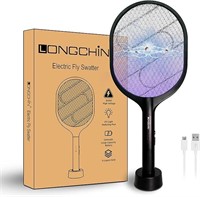 Bug Zapper Racket USB Rechargeable Electric Fly
