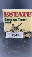Estate game in target load 12 gauge partial box