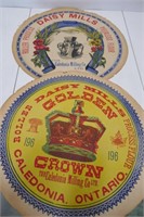 Caledonia Milling Company Barrel Labels