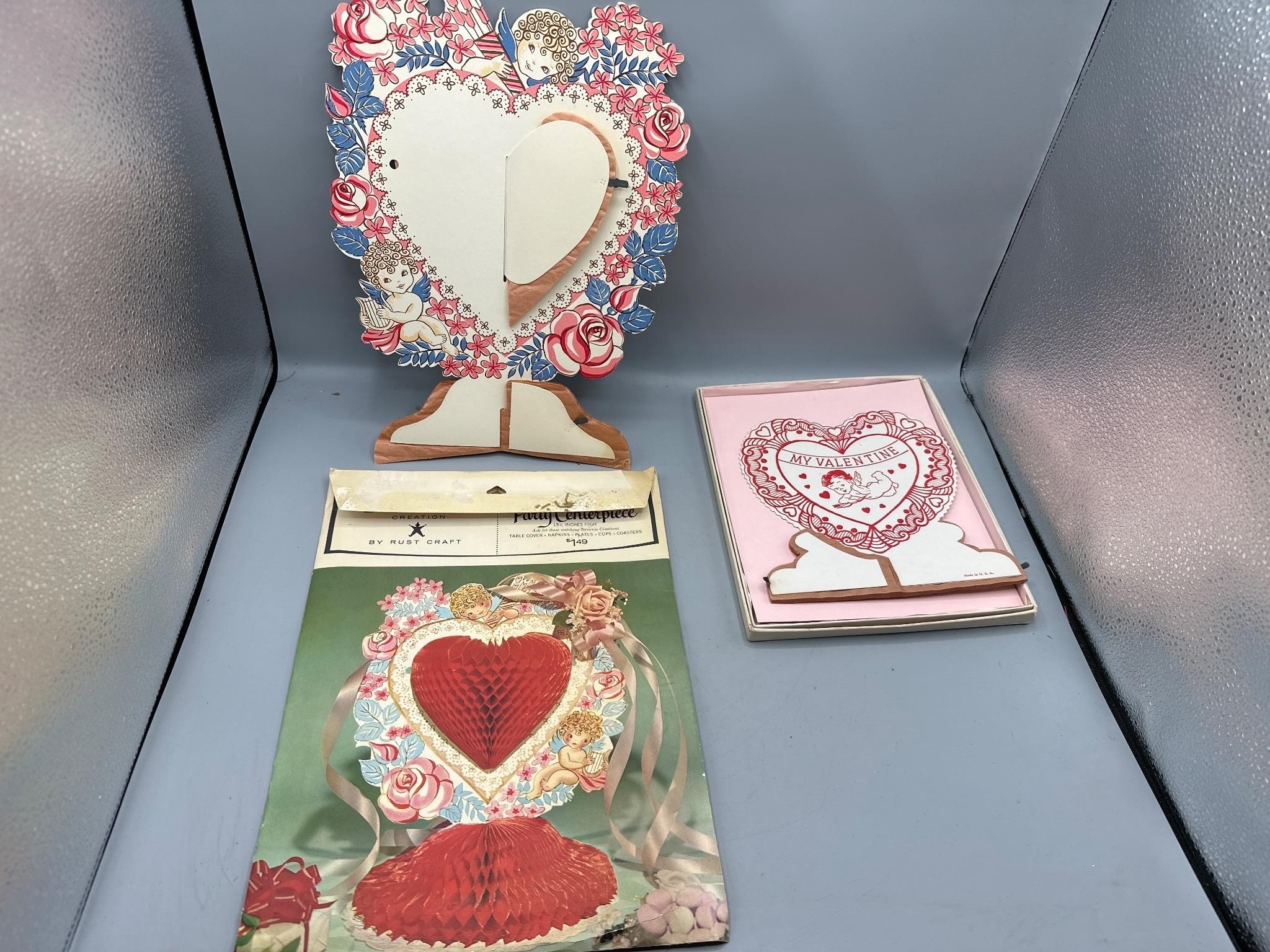 Vintage valentine decorations