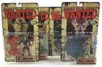 (4) Toy Biz Marvel’s Most Wanted Action Figures