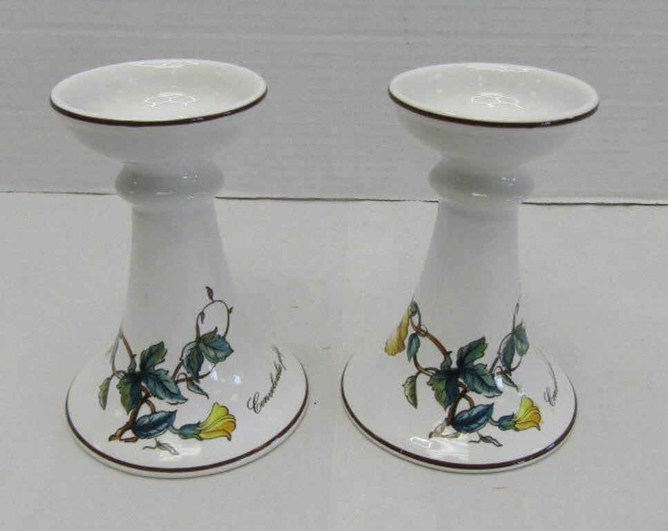2 Villeroy & Boch Candle Holders From Luxembourg