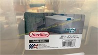 Sterilite 64qt. Latching Box, INCOMPLETE