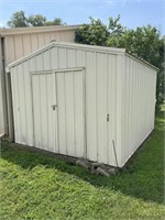 10x12 Metal Clad Building on Skids 
100” Base to