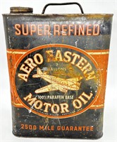 Vintage Aero Eastern 2 Gallon Metal Oil Can