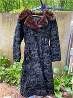 Vintage 40's 50's Genuine Fur Coat - SM