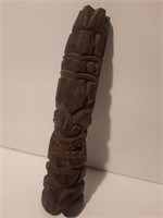 SMALL WOODEN CARVED TOTEM