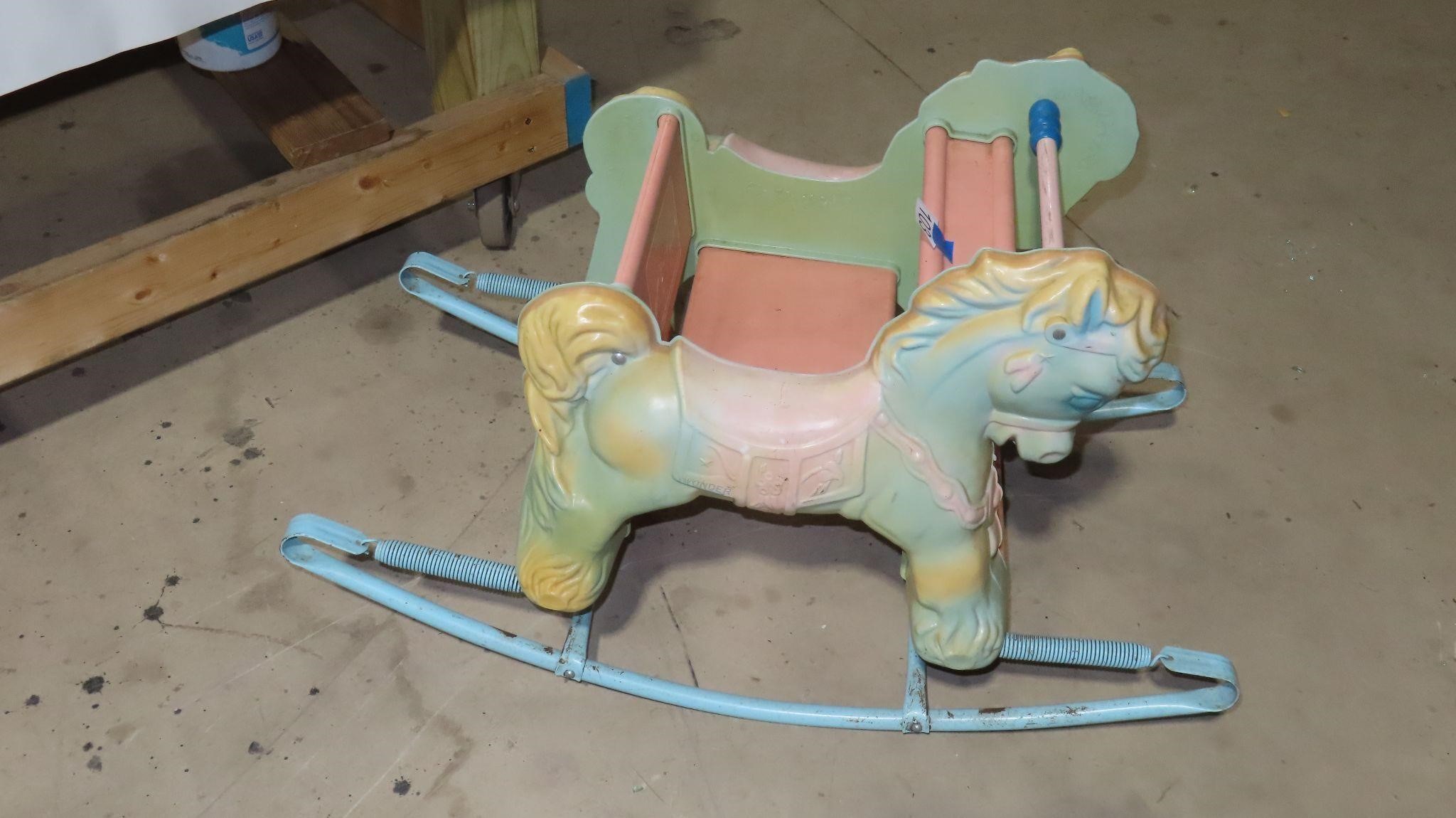 vintage baby horse rocker