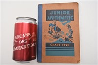 Livre Arithmetic book, grade 5, 1940